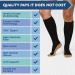 TheraMagic Zipper Compression Socks 20-30mmHg Closed Toe Graduated Copper, 2XL Black - Buy Online on GoSupps.com