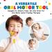 Lull Kids Chewy Tubes Oral Motor Tool - Sensory Chew Toys for Autistic Children - 2 Pack (Blue/Red) - Buy Online on GoSupps.com