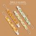 Freebear Pacifier Clip 4-Pack for Boys and Girls | Binky Holder & Leash Gift for Newborns (Sunrise) - Buy Online on GoSupps.com