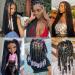 RuiYok 4Pcs Natural Black Brazilian Wool Hair for Braids - Acrylic Hand Knitting Yarn for Hair Braiding & Extensions - Jumbo Braids, Faux Locs & Senegalese Twists (1B) - Buy Online on GoSupps.com