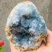 1pc Natural Celestite geode Quartz Cluster Crystal Stone Home Decorated Stones Sphere PEIQIYIN Stone Mineral Specimen - Buy Online on GoSupps.com