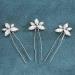Runmi Silver Wedding Hair Needles - Crystal Bride Headdress Accessories for Women & Girls (3 Pieces) - Buy Online on GoSupps.com