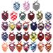 Dog Bandanas Bulk 30 PCS Segarty Triangle Dog Scarves Dog Kerchiefs Plaid Cloth Bandanas for Medium Large Dogs Small Girl Boy Puppies Adjustable & Washable Pet Scarf Fall Handkerchiefs Bibs 30x_classic Plaid