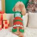 2Pcs Christmas Dog Eleven Costume - Funny Holiday Cosplay Outfit for Pets | XS Green Puppy Shirt & Xmas Clothing - Buy Online on GoSupps.com