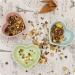 LuckyOpt Ceramic Heart-shaped Hamster Bowl - Small Pet Food and Water Bowl for Hamster, Guinea Pig, Gerbil, Hedgehog, Chinchilla, Parrot - Green - Buy Online on GoSupps.com