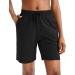 G Gradual Women's Bermuda Shorts Jersey with Deep Pockets | Black XL - Buy Online on GoSupps.com
