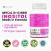 New HIGHEST POTENCY 1000mg per serving Myo-Inositol D-Chiro Inositol 40:1 (2 capsules per serving) PCOS Management Improved Ovarian Function Regulate Menstrual Cycle. Fast Acting Non-GMO Vegan Gluten Free. 60 Easy to Swallow Capsules. 60 count (Pack of 1) - Buy Online on GoSupps.com