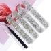5136Pcs Clear Crystal Rhinestones Set for Nail Art & Tumblers | Glass Glitter Round with Picking Pen & Tweezer | SS4-SS16 | White + White AB - Buy Online on GoSupps.com