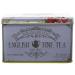 New English Teas Vintage Floral Tea Tin with 40 Earl Grey Teabags Lemon Earl Grey 40 Count (Pack of 1)