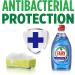 Fairy Antibacterial Washing Up Liquid Eucalyptus For Sparkling Clean Dishes & Protects You Sponge For Up To 24 Hours Against Bacterial Growth 650 ml - Buy Online on GoSupps.com