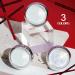 Ledsuuei White Pearl Chroma Nail Powder - 3Pcs Aurora Ice Shimmer Chrome Pigment for Stunning Mirror Effect Nails | Glazed Donut Glitter for Nail Salons - Buy Internationally - Buy Online on GoSupps.com
