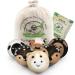 Wooly Heroes Dryer Balls - 100% Pure Organic Wool - Eco-Friendly & Sustainable - Dry 1 000 Loads (Baby Cow & Friends)