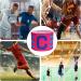 Captain Arm Bands for Soccer | Adjustable Football Captain Armband - Elastic Game Accessories for Adults & Youth in Hot Pink - Multi-Color Whirlwind Design - Buy Online on GoSupps.com