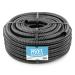 Pisces 25mm (1 inch) Black Pond Corrugated Flexible Hose Pipe - 30m Roll 30 25mm (1 inch)