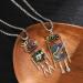 Shop Kuaiyiju Wooden Block Robot Necklace - Stylish Unisex Choker | Adjustable Collarbone Chain | Punk Keybone Decoration FN1037 - Buy Online on GoSupps.com