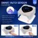Buy UV LED Nail Lamp 72W - Rechargeable Sparkly Wireless Nail Dryer with 5 Timer Settings | Quick Dry Gel Polish Curing Light for Salon & Home - A-white - Buy Online on GoSupps.com