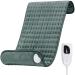 Aholard Electric Heating Pad - 30"x16" Large Heating Pad for Back Pain and Cramps Relief, Heat Pad with 4 Auto Shut Off 6 Heat Settings, Soft Moist Heated Pad Dry Therapy for Shoulder Neck Washable