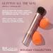 Real Techniques Glitter All The Way Brush & Sponge Set - Limited Edition Makeup Tools for Blending & Contouring | Latex-Free Holiday Gift - Buy Online on GoSupps.com