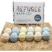 Refugee Bath Co. Mens Variety Bath Bombs - 2.5 oz, Cocoa Butter & Plant-Based, Made in USA, Vegan - Support Refugee Employment - Buy Online on GoSupps.com
