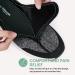 Ortho+rest Men's Diabetic Shoes for Swollen Feet | Arch Support Orthopedic Sneakers - Size 12 Black - Buy Online on GoSupps.com