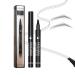 Waterproof Microblading Eyebrow Pen 4 Tip Brow Pencil Liquid Eyebrow Pencil Eye Brow Contouring Pen for Women Creates Natural Brows (Dark Brown #02)