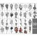 SOOVSY Full Arm Temporary Tattoo with Bird, Daisy, Rose, Peony Design - 46 Sheets for Women, Girls, Boys. Half Arm Fake Tattoos for Men - Realistic Sleeves - Buy Online on GoSupps.com