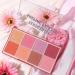 UCANBE 8 Colors Face Blush Palette - Matte & Shimmer Blendable Long-Lasting Blush Powder - Buy Online on GoSupps.com