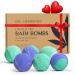 Organic Hemp Bath Bomb Gift Set with Coconut Oil and Shea Butter - Eucalyptus & Lavender Scented for Men and Women - Handmade in USA - 6 Pack - Buy Online on GoSupps.com