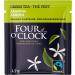Four O'Clock Jasmine Green Tea Organic Fairtrade Non-Gmo Kosher Gluten-Free 80 Teabags - Buy Online on GoSupps.com