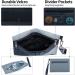 FashGudim Smell Proof Combination Lock Bag 10.2 x 7.2 inches - Odor Proof Travel Storage Organizer (Black Grey) - Buy Online on GoSupps.com