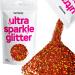 Hemway Extra Chunky Glitter 100g 3.5oz Cosmetic Safe 1mm - Bronze Holographic Bronze Brown Holographic Extra Chunky - 100g