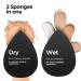 U&I Beauty Sponge Blender - 100% Vegan & Latex-Free | Perfect for Foundation Concealer & Highlight | Wet or Dry Use | Black Bundle (1 Count - Buy Online on GoSupps.com