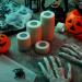 Lothee 10 Rolls Halloween Mummy Bandage Wrap - 50 Yards Self-Adhesive Cosplay Gauze 5 Sizes for Zombie Costumes - Buy Online on GoSupps.com