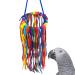 Bonka Bird Toys Aglet Heaven Cotton Colorful Chew Pull Parrot Quaker Macaw African Grey Cockatoo Parrotlet Quaker Budgie Finch Large Aglett