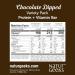 NaturGeeks Chocolate Dipped Protein Bar Variety Pack | Vegan with 15g Protein 11 Vitamins 16g Fiber Magnesium & Zinc for Immune Support No Added Sugar 12 Pack - Buy Online on GoSupps.com