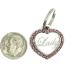 Custom Engraved Stainless Steel Heart Pet ID Tag with Pink Rhinestones - Buy Online on GoSupps.com