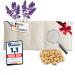 Mayson Bio lavender - cherry stone pillow - washable premium cord cover - 100% kotex cotton - XXL format 50x20cm - handmade in Germany - relaxation in 5 chambers - Beige/Bordeaux red