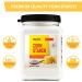 Roots Circle 100% Pure Corn Starch - 17oz Airtight Container | All-Natural Soup, Stew, Gravy, Baking Thickener | Gluten-Free, Non-GMO, Vegan, Kosher | Food-Grade - Buy Online on GoSupps.com