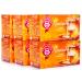 Teekanne Kaminabend Rooibos tea with orange-cinnamon and marzipan aroma pack of 12 (12 x 20 tea bags) 12 x 40 g 20 pieces (pack of 12)