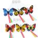 Vealind Cat Toys for Indoor Cats Interactive Play Teaser Cat Toy with 360 Electric Rotating Butterfly (Butterfly Replacements)