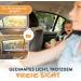 Buy Pawny Sun Protection Auto Baby - UV Protection for Kids (2 Set) with 8 Suction Cups | Universal Size Black | International Shipping Available - Buy Online on GoSupps.com