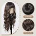 Shop Testar Brown Wig for Women - Dark Brown & Blonde Mixed Thick Curly Wavy Heat-Resistant Synthetic Hair for Daily & Party Use - Buy Online on GoSupps.com