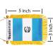 Guatemala Flag Mini Car Window Hanging Decoration | 3x5 Inch Rearview Mirror Flag with Suction Cup - Buy Online on GoSupps.com