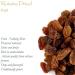 Sultana Raisins Organic Dried From Mediterranean - Whole Sweet - Buy Online on GoSupps.com