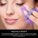 Powderary Tassel Triangle Makeup Puff - 12 Soft Body Face Sponges for Wet & Dry Mineral Powder Application - Black & Purple - Buy Online on GoSupps.com