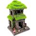M2cbridge Aquarium Decorations Fish Hideout House Betta Cave with Green Lifelike Moss (Style 3) - Buy Online on GoSupps.com