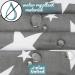 Breathable Baby Diaper Wrap Pad | Washable & Reusable Infant Toddler Ceiling Pad - 50x70 cm Star Blue - Buy Online on GoSupps.com