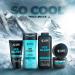 BEARDO Ice Blast Cooling Facewash for Men - Refreshing Aloe Vera & Menthol | 100ml Instant Icy Freshness & Hydration - Buy Online on GoSupps.com