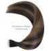 Salife Tape In Extensions | Real Hair Balayage Natural Black to Chestnut Brown - 10pcs 30cm 20g Invisible Hair Extensions - Buy Online on GoSupps.com