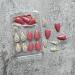 Almond Press on Nails - Short Floral Acrylic Nails Kit | Glossy Fall Design | 24Pcs Reusable Stick On Nails for Women & Girls - Buy Online on GoSupps.com